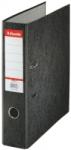 Esselte Biblioraft Rainbow, carton prespan, partial reciclat, certificare FSC, A4, 75 mm, Esselte negru E17929 (17929)