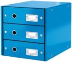 Leitz Suport cu 3 sertare Click & Store WOW Leitz albastru metalizat E60480036 (60480036)