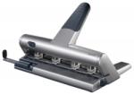 Leitz Perforator metalic Leitz 5114, cu 4 perforatii, distante reglabile, partial reciclat, reciclabil, 30 coli, argintiu E51140084 (51140084)