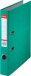 Esselte Biblioraft Rainbow, carton prespan, partial reciclat, certificare FSC, A4, 50 mm, Esselte verde E17922 (17922)