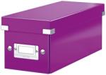 Leitz Cutie Click & Store WOW, pentru 30 CD-uri, Leitz mov metalizat E60410062 (60410062)