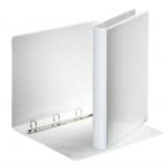 Esselte Caiet mecanic Panorama, PP/PP, partial reciclat, certificare FSC, A4, mecanism 4DR, inel 20 mm, Esselte alb E49701 (49701)