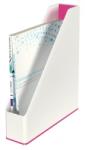 Leitz Suport vertical in culori duale WOW Leitz alb/roz E53621023 (53621023)