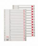 Esselte Index din plastic, A4 Maxi, index A-Z, Esselte E100129 (100129)