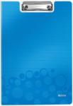LEITZ Clipboard cu coperta, WOW, PP, A4, 80 coli, Leitz albastru metalizat E41990036 (41990036)