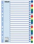 Esselte Separator din plastic, PP, A4, 20 buc/set Esselte E15263 (15263)