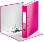 Leitz Biblioraft 180° WOW, carton laminat, partial reciclat, certificare FSC, A4, 52 mm, Leitz roz E10060023 (10060023)