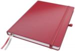 Leitz Caiet de birou Complete, coperta dura, certificare FSC, reciclabil, A4, 80 coli, matematica, Leitz rosu E44710025 (44710025)