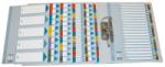 Esselte Index Mylar, A4, numerotare Ianuarie-Decembrie, Esselte E100165 (100165)