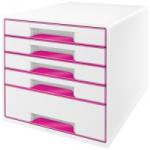 Leitz Cabinet cu 5 sertare WOW Leitz alb/roz E52142023 (52142023)