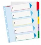Esselte Index reinscriptibil, A4, numerotare 1-5, Esselte E100207 (100207)