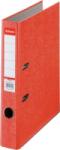 Esselte Biblioraft Rainbow, carton prespan, partial reciclat, certificare FSC, A4, 50 mm, Esselte rosu E17921 (17921)