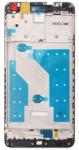  tel-szalk-005486 Huawei Enjoy 7 / P9 lite mini / Y6 Pro (2017) fekete előlap lcd keret, burkolati elem (tel-szalk-005486)