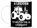 printfashion A legjobb traktoros a világon! - Bögre - Fekete (995625)