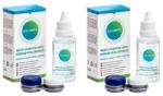 Schalcon Solunate Multi-Purpose 2 x 50 ml cu suporturi travel pack Lichid lentile contact