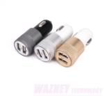  Universal Dual micro USB 5V 2.1A Aluminum (dualusbauto) - vexio