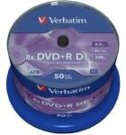 Verbatim DVD+R Dual Layer Verbatim 50 bucati, 8x, 8.5GB (43758) - vexio