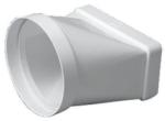 Falmec Trecere din PVC de la rectangular la circular Falmec 70x150 mm/ D=125 mm (KACL.388)