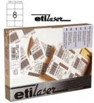 Etilux Etichete autoadezive 8/A4, 105 x 70 mm, 200 coli/top, ETILASER - albe 8/A4 alb A4 Etichete autocolante 200 coli/top (30900022)