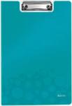 Leitz Clipboard dublu LEITZ Wow, polyfoam - turcoaz metalizat turcoaz A4 Clipboard dublu Polipropilena Buzunar interior (L-41990051)