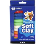 Herlitz Plastilina Soft Clay, 12 Batoane, 8 Culori Asortate, 25 G/culoare (786950)