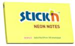 Hopax Notes autoadeziv 76 x 127 mm, 100 file, Stick"n - galben neon galben Notes autoadeziv 76x127 mm (HO-21135)