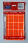 Tanex Etichete autoadezive color, 12 x 17 mm, 560 buc/set, Tanex - rosu fluorescent rosu Etichete autocolante (TX-OFC-106-RE)