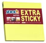 Hopax Notes autoadeziv extra-sticky 76 x 76mm, 90 file, Stick"n - galben neon galben Notes autoadeziv 76x76 mm (HO-21670)