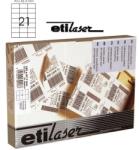 Etilux Etichete autoadezive 21/A4, 70 x 42, 3 mm, 200 coli/top, ETILASER - albe 21/A4 alb A4 Etichete autocolante 200 coli/top (30900001)