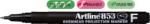 Artline OHP Permanent marker ARTLINE 853, varf fin - 0.5mm - negru (EK-853-BK) - viamond