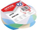 Office Products Cub hartie 83x83x35mm, spiralat, Office Products - hartie culori pastel asortate Cub notes 90x90 mm asortate (OF-14053411-99)