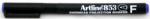 Artline OHP Permanent marker ARTLINE 853, varf fin - 0.5mm - albastru (EK-853-BL) - viamond