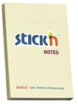 Hopax Notes autoadeziv 76 x 51 mm, 100 file, Stick"n - galben pastel galben Notes autoadeziv 51x76 mm (HO-21006)