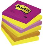 Post-it NOTES AUTOADEZIV POST-IT TUTTI FRUTTI 76X76 mm, 6 culori neon/set Notes autoadeziv 76x76 mm asortate (96002244)