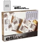 Etilux Etichete autoadezive 65/A4, 38, 1 x 21, 2 mm, 200 coli/top, ETILASER - albe 65/A4 alb A4 Etichete autocolante 200 coli/top (30900063)