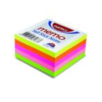 Noki Notes Adeziv 76*76mm 5 Culori Neon 400F Noki Cub notes 76x76 mm asortate (NK12012)