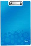 Leitz Clipboard dublu LEITZ Wow, polyfoam - albastru metalizat albastru A4 Clipboard dublu Polipropilena Buzunar interior (L-41990036)