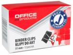 Office Products Clip hartie 51mm, 12buc/cutie, Office Products - negru negru Metal Clips hartie 51 mm (OF-18095119-05)