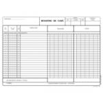 Formulare tipizate Registru casa, format A4, 100 coli/ carnet A4 (NL-011743)
