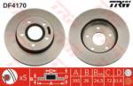 TRW Disc frana JEEP GRAND CHEROKEE II (WJ, WG) (1998 - 2005) TRW DF4170