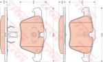 TRW Set placute frana, frana disc VOLVO S60 II (2010 - 2016) TRW GDB1684