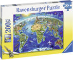 Ravensburger Harta Lumii (200) Puzzle
