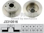 NIPPARTS Disc frana HYUNDAI ACCENT III (MC) (2005 - 2010) NIPPARTS J3310516