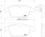 KRIEGER Set placute frana, frana disc PEUGEOT 407 SW (6E) (2004 - 2016) KRIEGER 0950006276