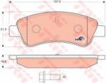 TRW Set placute frana, frana disc CITROEN C4 Cupe (LA) (2004 - 2011) TRW GDB1463