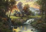 Schmidt Spiele Thomas Kinkade Mountain Retreat 1000 (58445) Puzzle