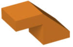 LEGO® Alkatrészek (Pick a Brick) Narancssárga 1x2 Tető Elem Bütyök Nélkül 6181314