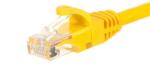 NETRACK patch cable RJ45, snagless boot, Cat 6 UTP, 0.5m yellow (BZPAT0P56Y)