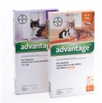 Advantage Spot On pisici/iepuri 4-8 kg / 1 pipetă