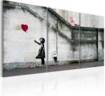 Artgeist Kép - Mindig van remény (Banksy) - triptych 60x30